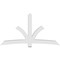 Ekena Millwork Davenport Architectural Grade PVC Gable Bracket, 96"W x 52"H x 6"D x 6"F, 13/12 Pitch GBP096X52X0606DAV00 - alternate 3